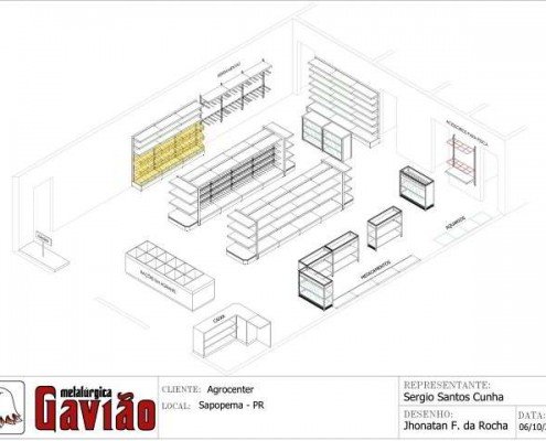 Projeto em 3D - Loja