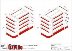 Projeto em 3D - Gôndolas