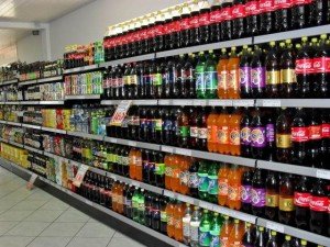 Gôndolas em Supermercado para Bebidas