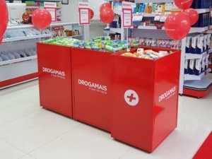 Cesto com fundo regulável